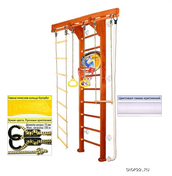  Wooden Ladder Wall Basketball Shield Kampfer ( - 3 )