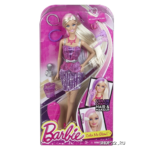 Mattel Кукла Барби и аксессуары для создания модной прически