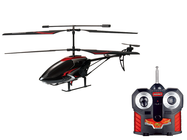 РУ YW858551 Вертолет с гироскопом, 3 канала управления, со светом, металл, в коробке AULDEY