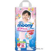 Подгузники-трусики Moony Disney XXL для девочек (13-25 кг)