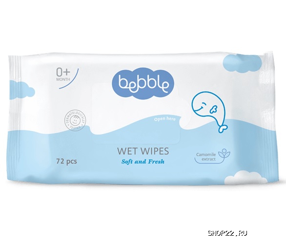  Bebble Wet Wipes   72.   - 